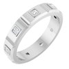 14K White .38 CTW Mens Diamond Ring Size 8 Ref 16249528