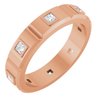 14K Rose .50 CTW Mens Diamond Ring Size 7 Ref 16249495