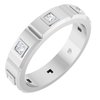 14K White .50 CTW Mens Diamond Ring Size 7 Ref 16249485