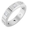 14K White .50 CTW Mens Diamond Ring Size 9 Ref 16249574
