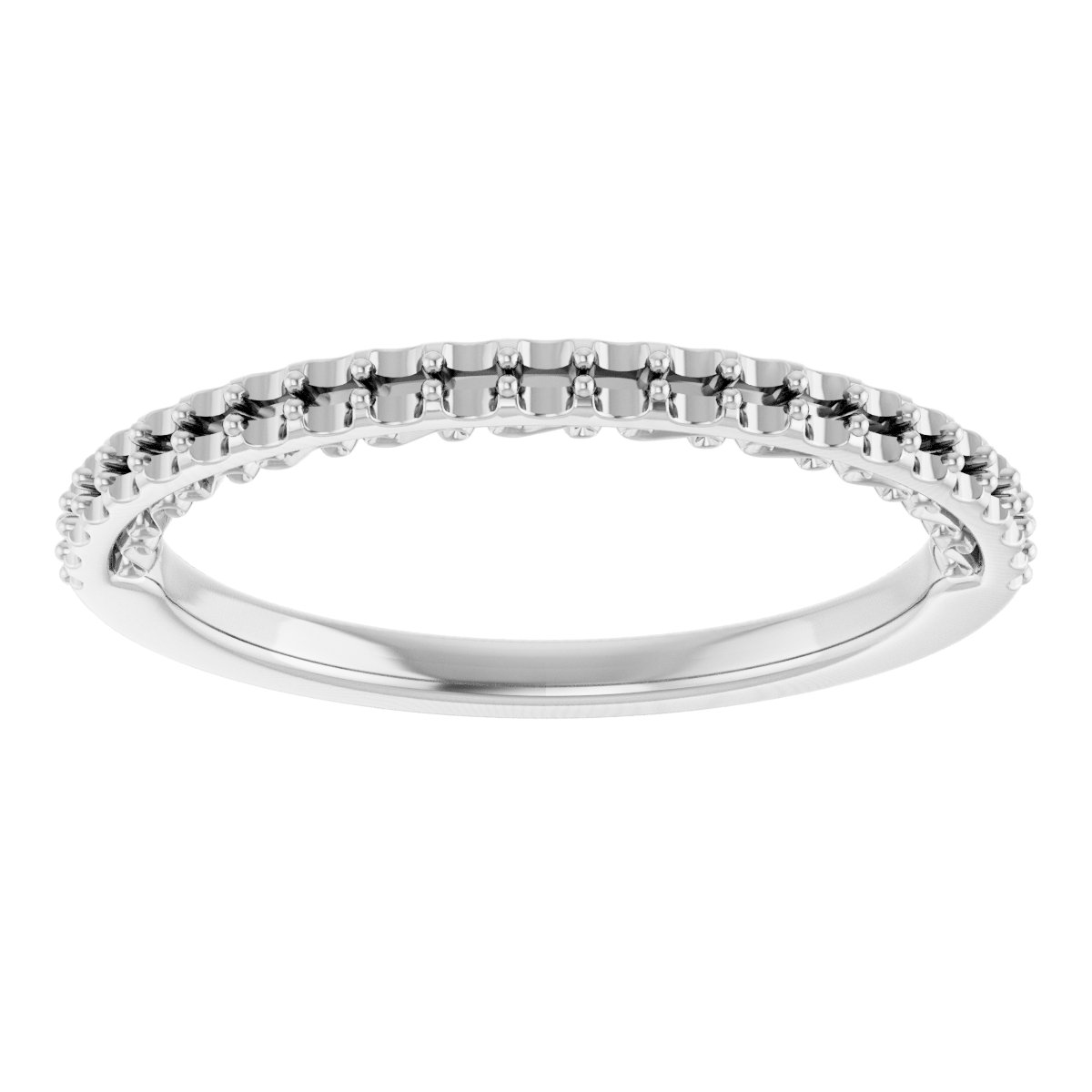 14K White & Yellow 1/5 CTW Diamond Anniversary Band