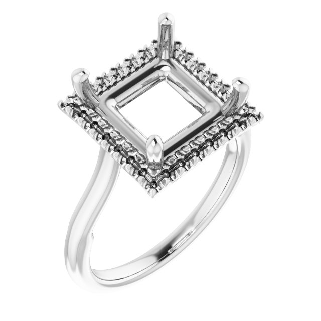 Halo-Style Engagement Ring