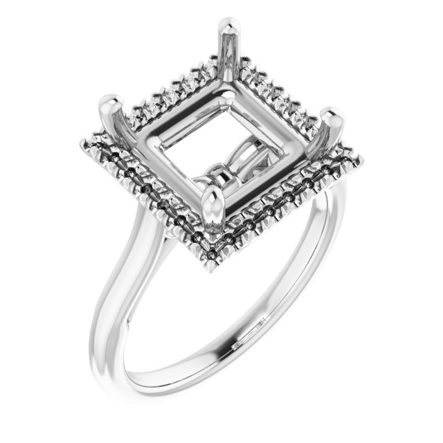 Halo-Style Engagement Ring