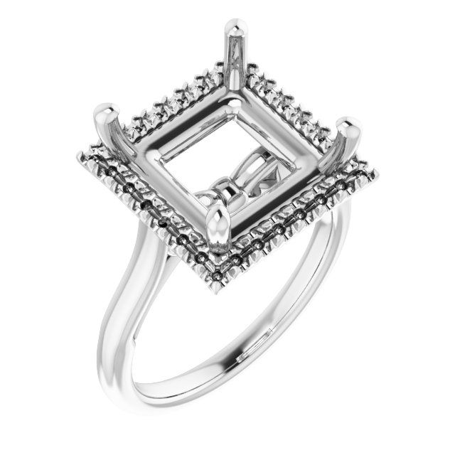 Halo-Style Engagement Ring
