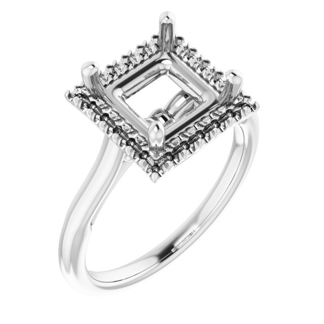 Halo-Style Engagement Ring