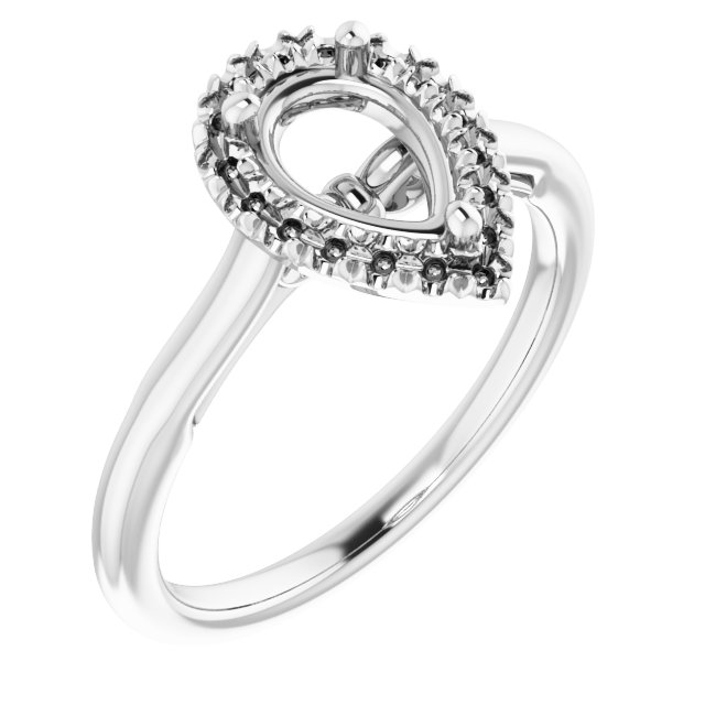 Halo-Style Engagement Ring