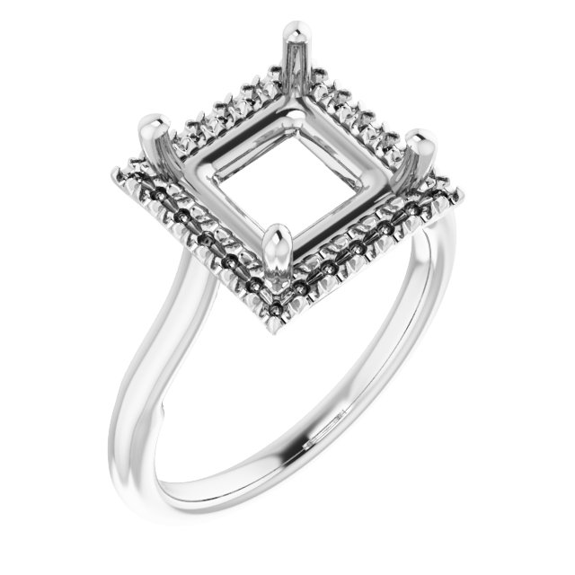 Halo-Style Engagement Ring