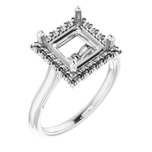 Halo-Style Engagement Ring