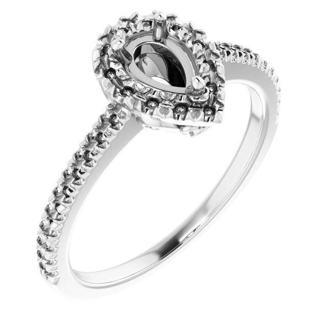 14k White Gold