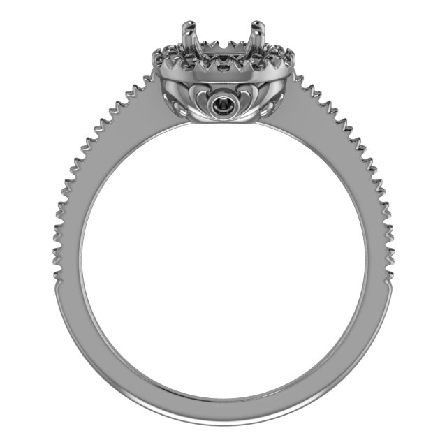 9x9 mm Square Ring Mounting view 2