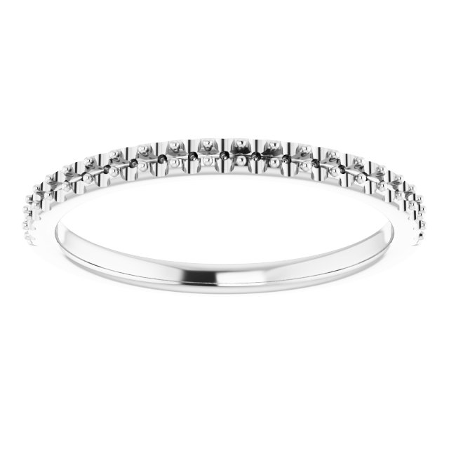 Band Mounting for 7 x 7 mm Heart Ring view 3