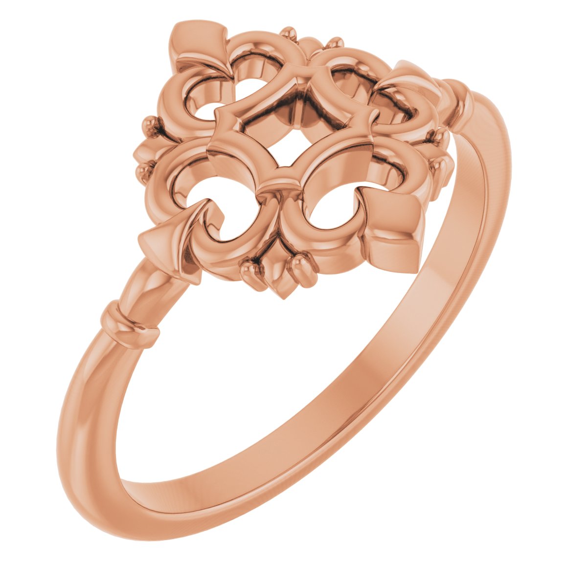 14K Rose Vintage-Inspired Ring