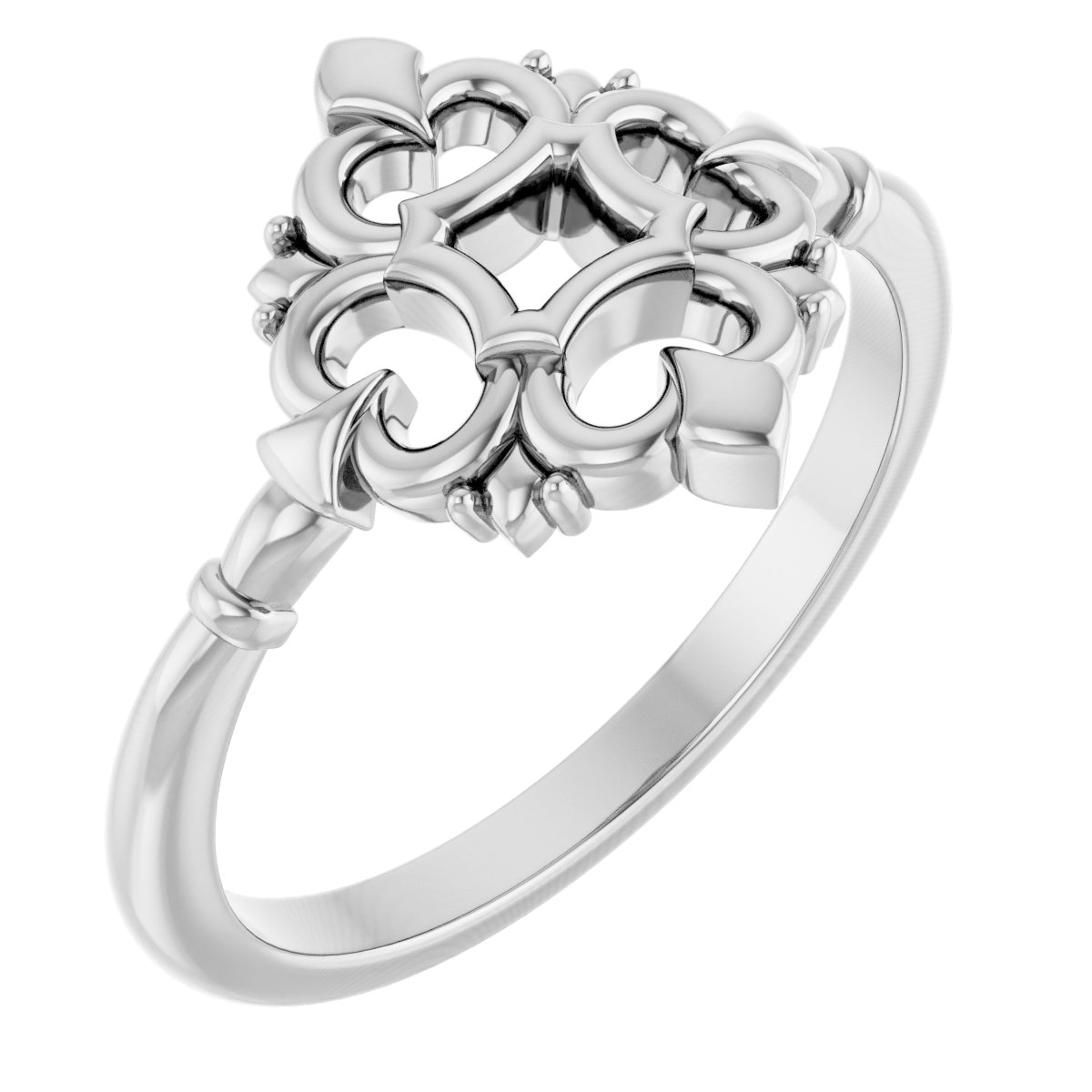 Sterling Silver Vintage-Inspired Ring