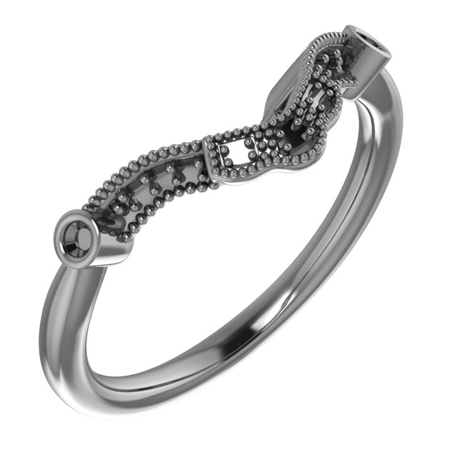 Band Mounting for 7 mm Square Ring