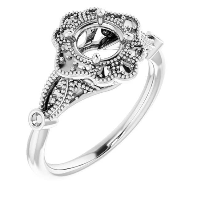 Halo-Style Engagement Ring