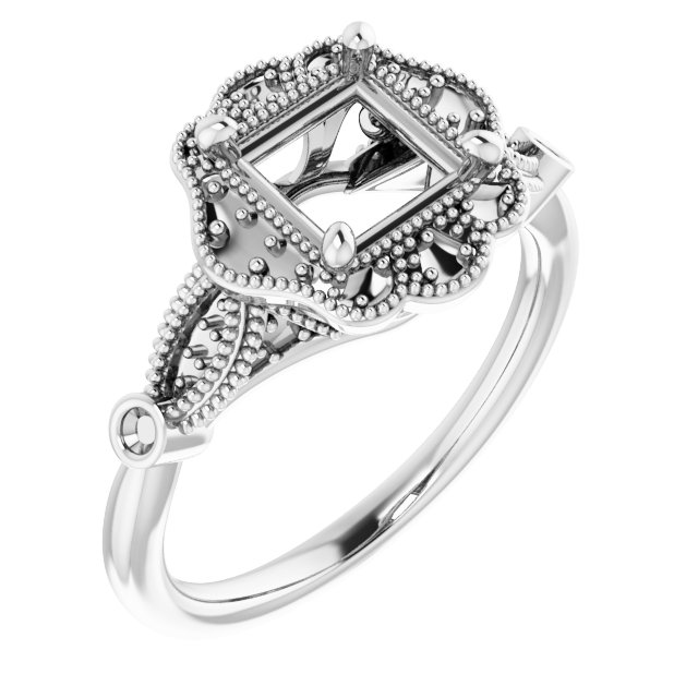 Halo-Style Engagement Ring