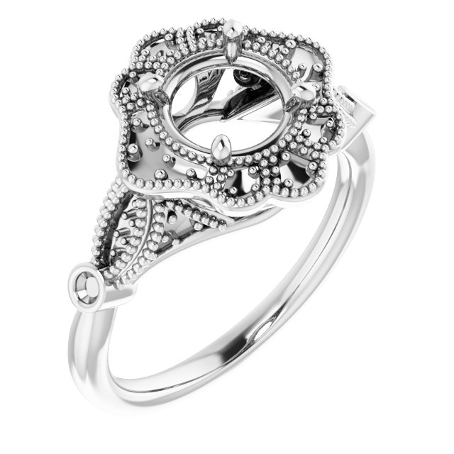 Halo-Style Engagement Ring