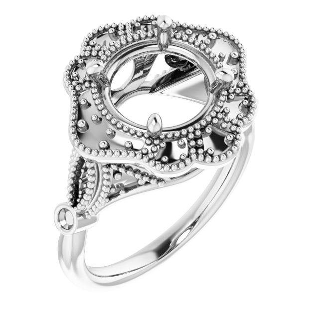 Halo-Style Engagement Ring