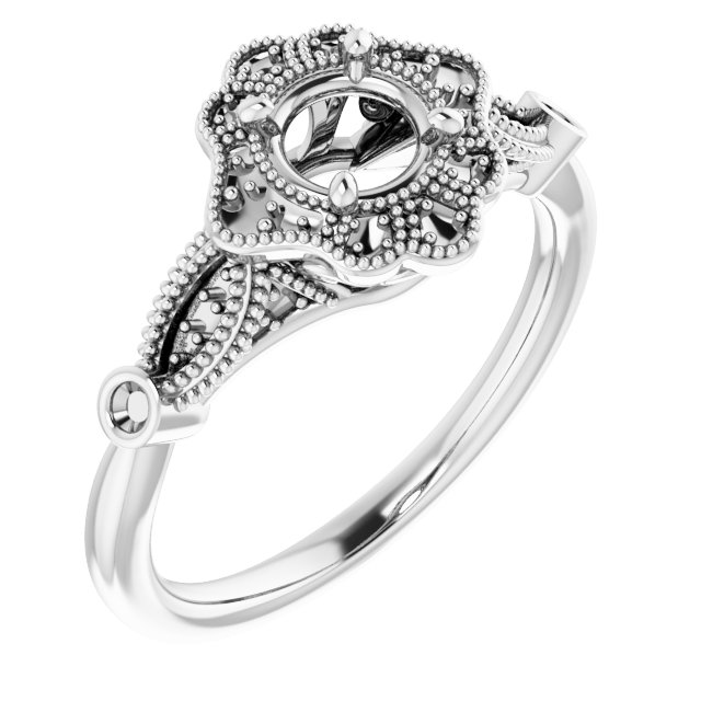 Halo-Style Engagement Ring