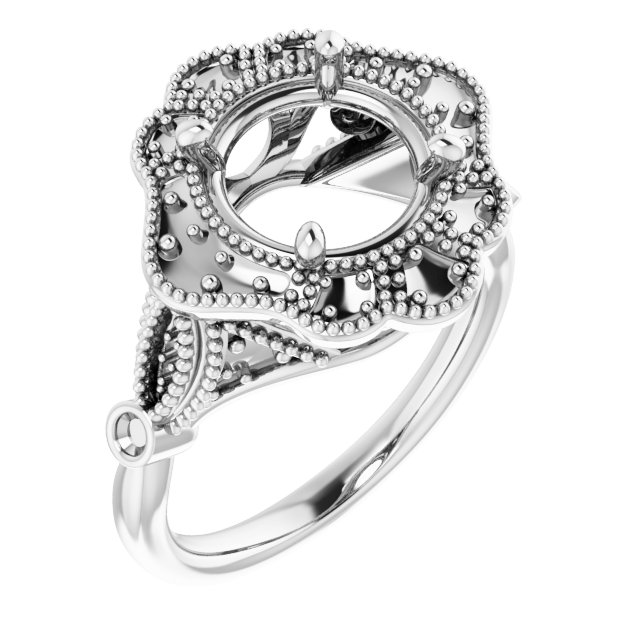 Halo-Style Engagement Ring