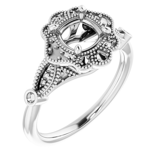 Halo-Style Engagement Ring