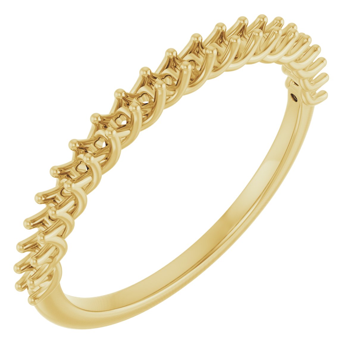 Woven-Design Anniversary Band