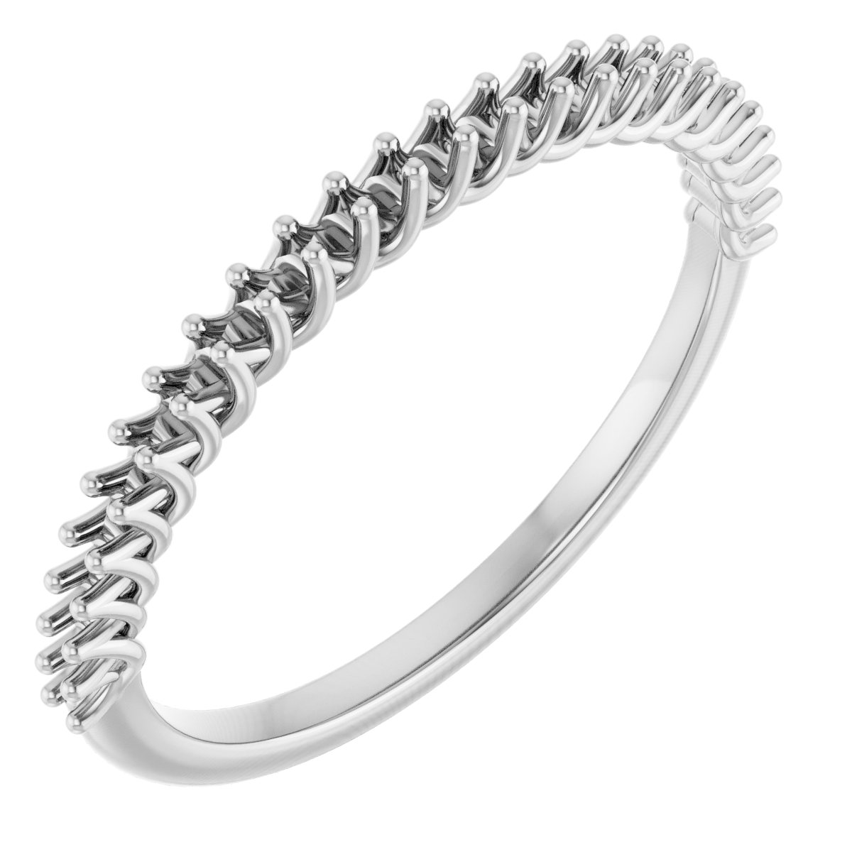 Woven-Design Anniversary Band