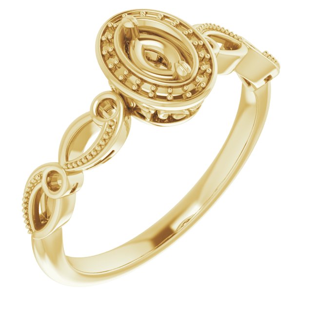 Halo-Style Sculptural Engagement Ring
