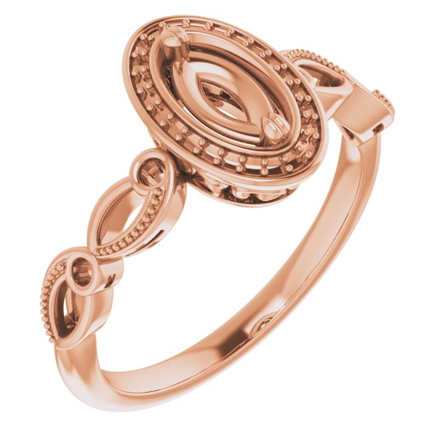 Halo-Style Sculptural Engagement Ring