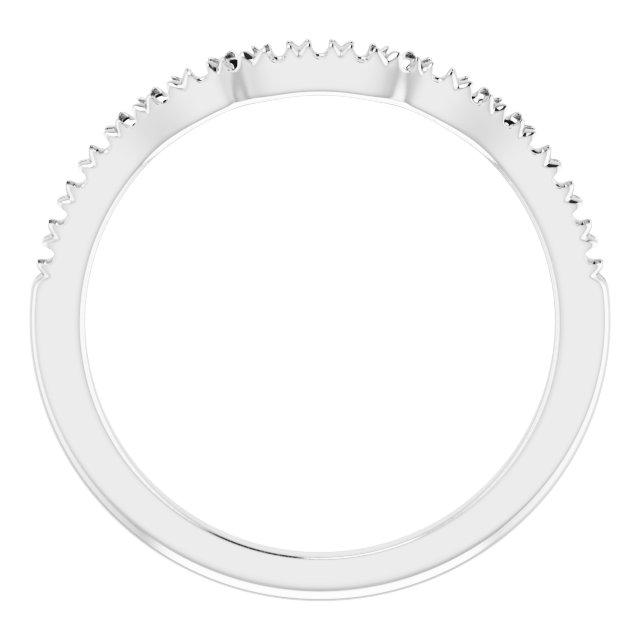 Band Mounting for 10x10 mm Heart Ring view 2
