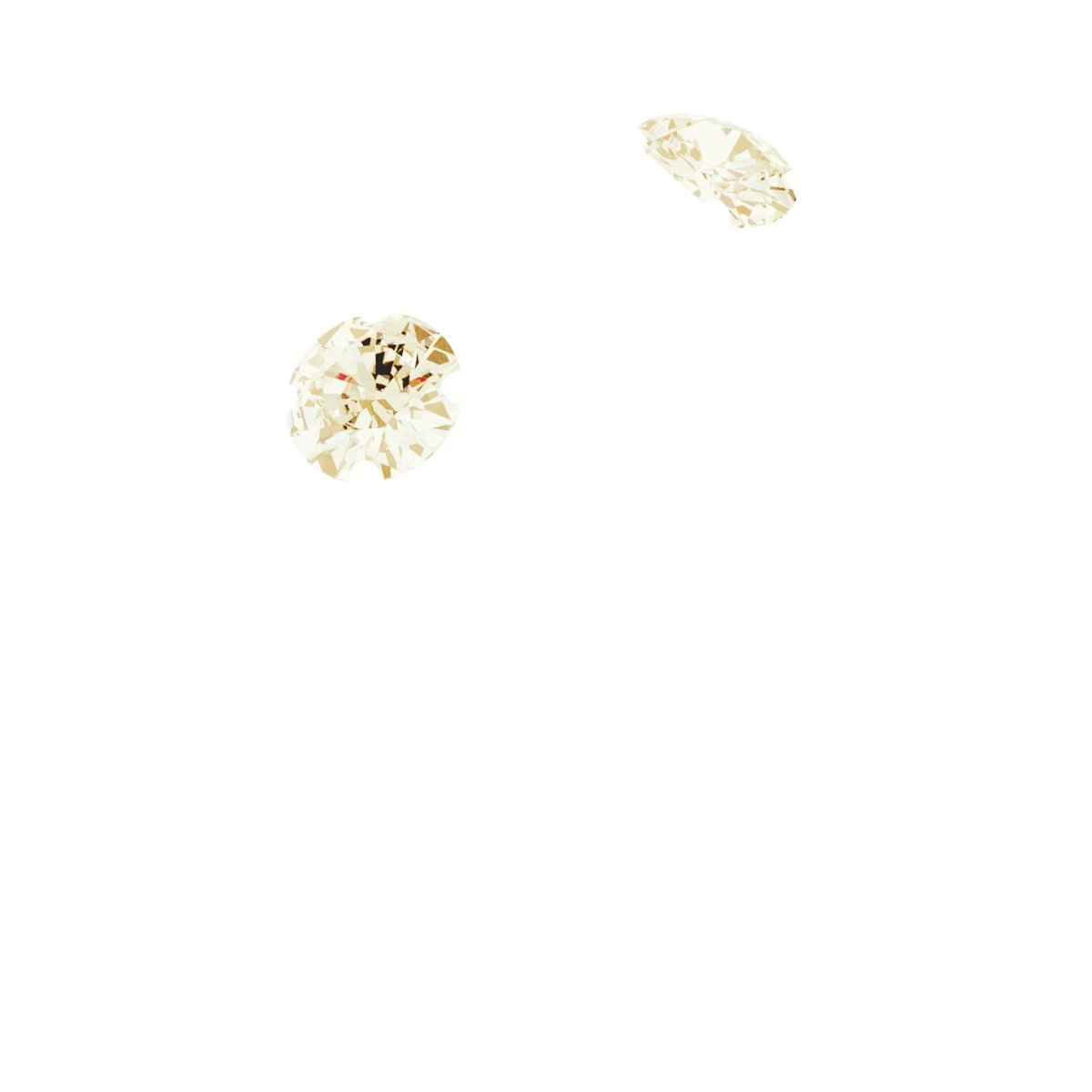 Accented Three-Stone Engagement Ring