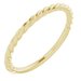 14K Yellow 1.5 mm Twisted Rope Band Size 8