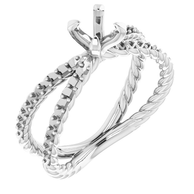 Accented Engagement Ring or Band