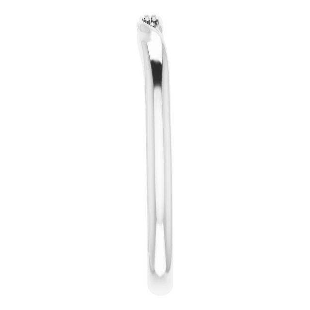 7 mm Square Wedding Band Mounting view 4