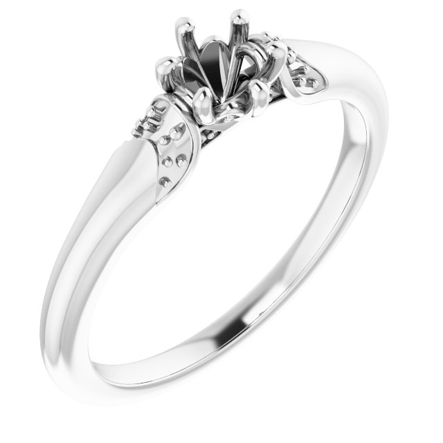 Accented Engagement Ring
