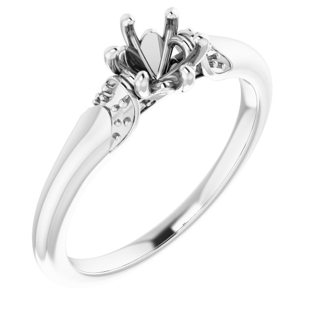 Accented Engagement Ring