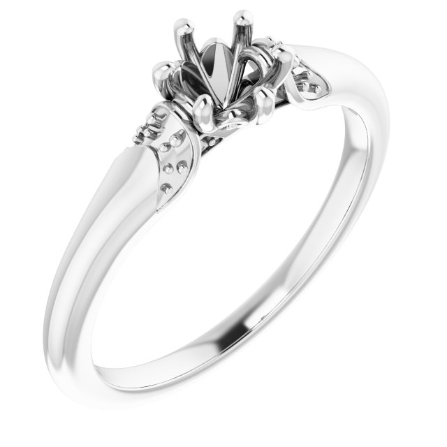 Accented Engagement Ring