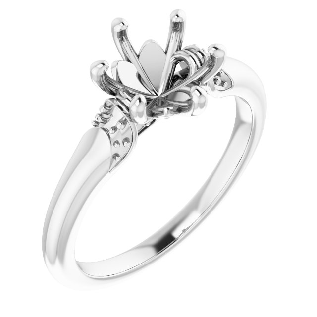 Accented Engagement Ring