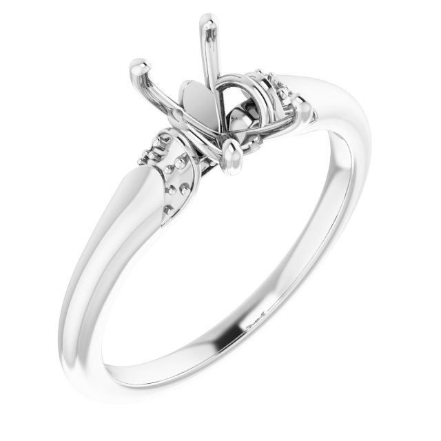 Accented Engagement Ring