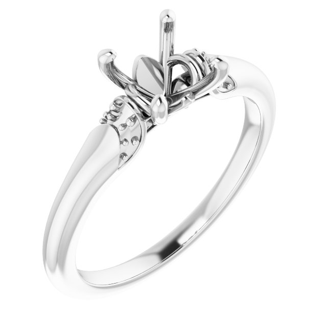 Accented Engagement Ring