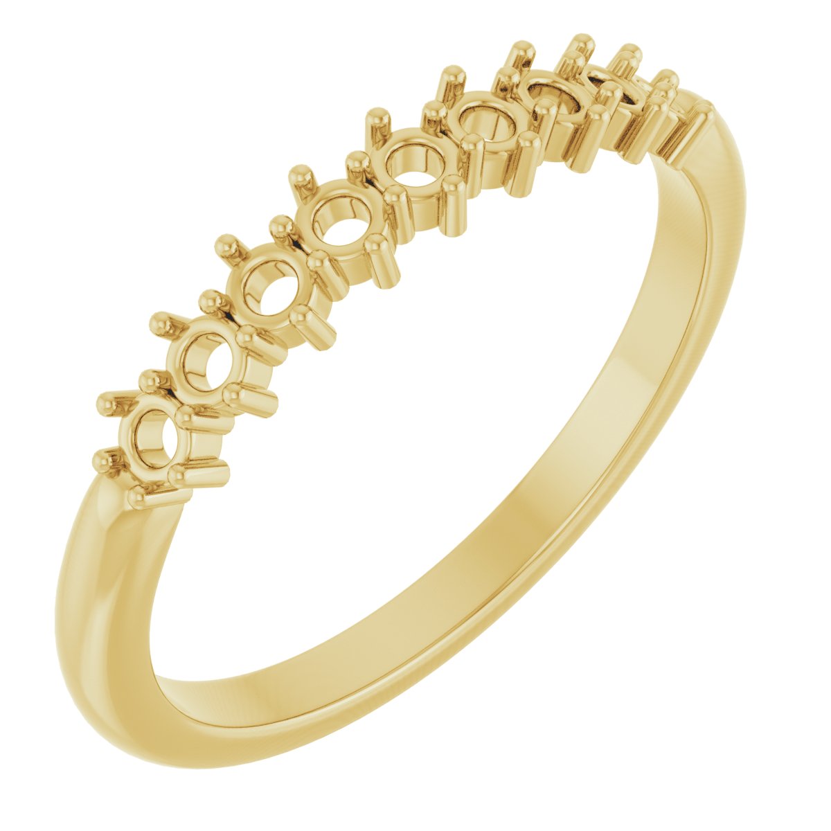 14K Yellow 1/4 CTW Lab-Grown Diamond Anniversary Band