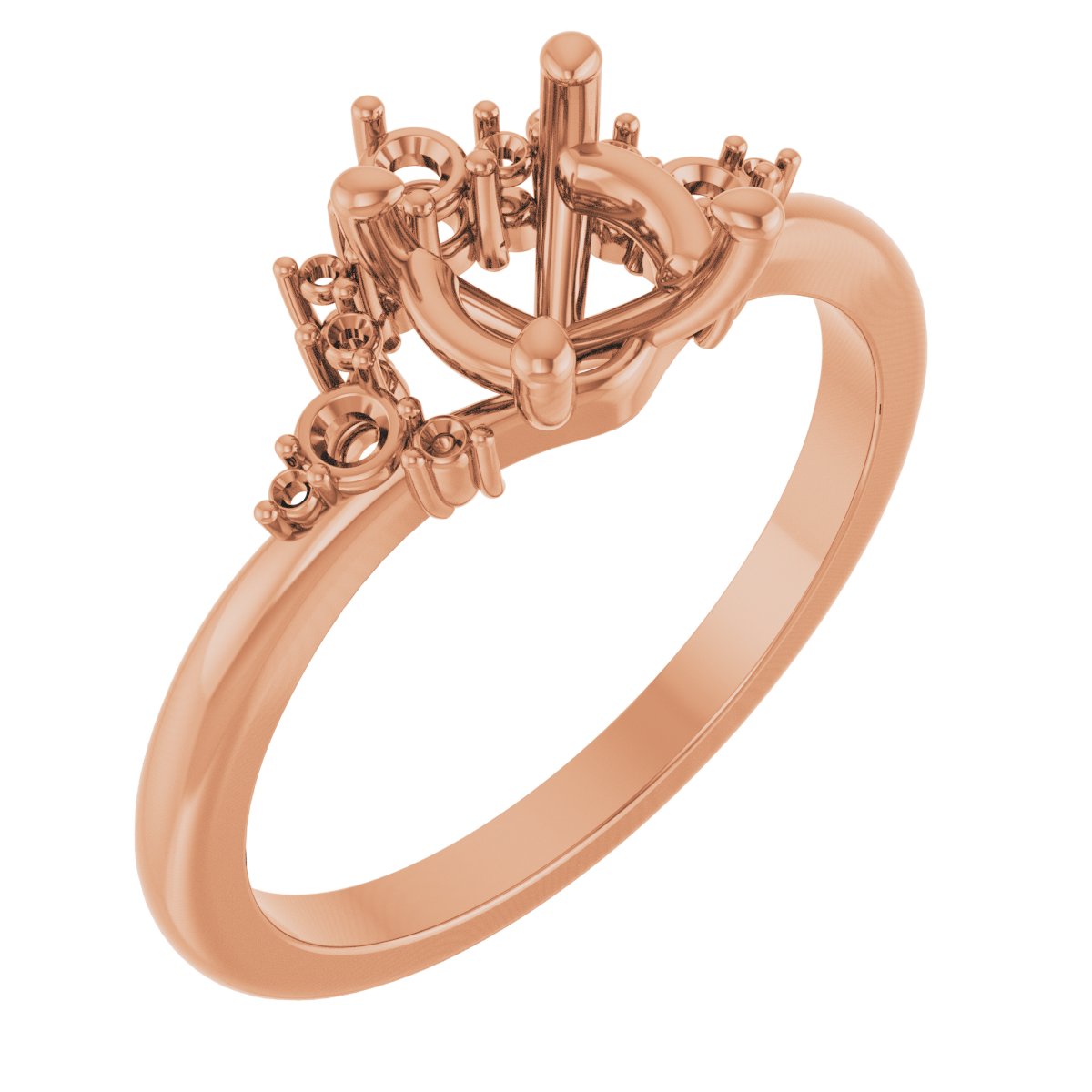 Accented Engagement Ring or Band