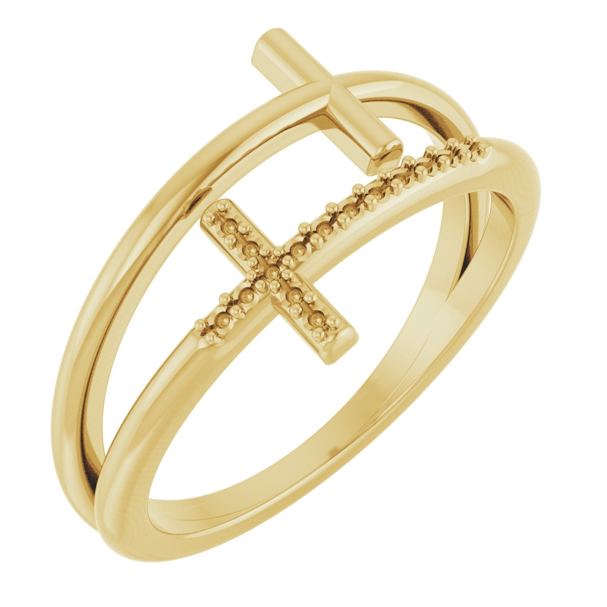 Sideways Cross Ring