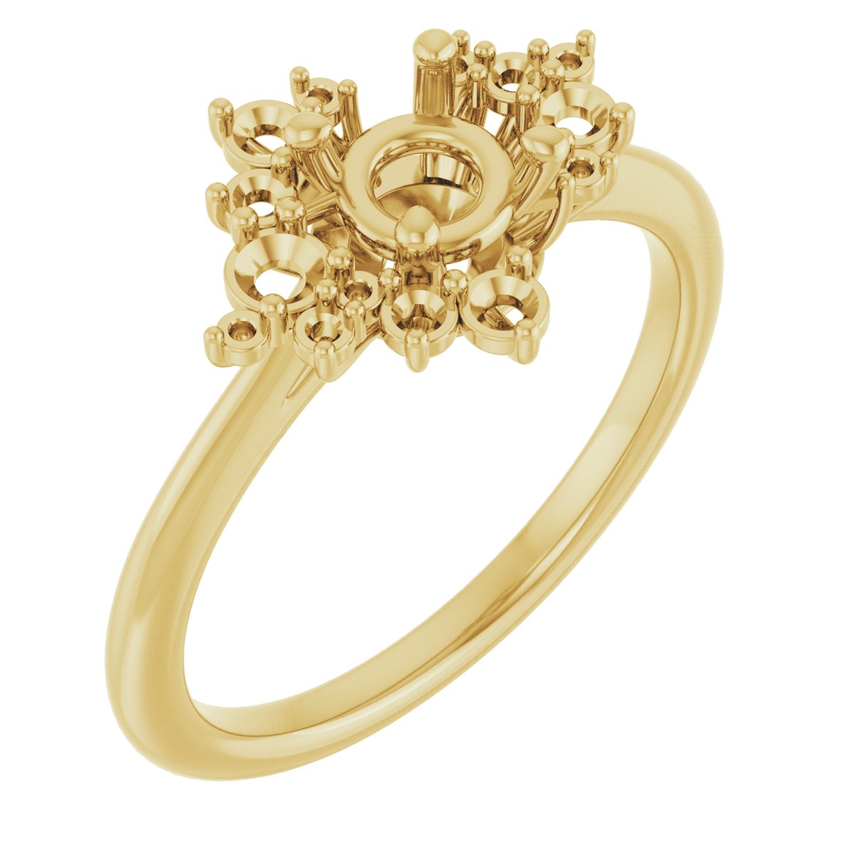 Accented Engagement Ring or Band