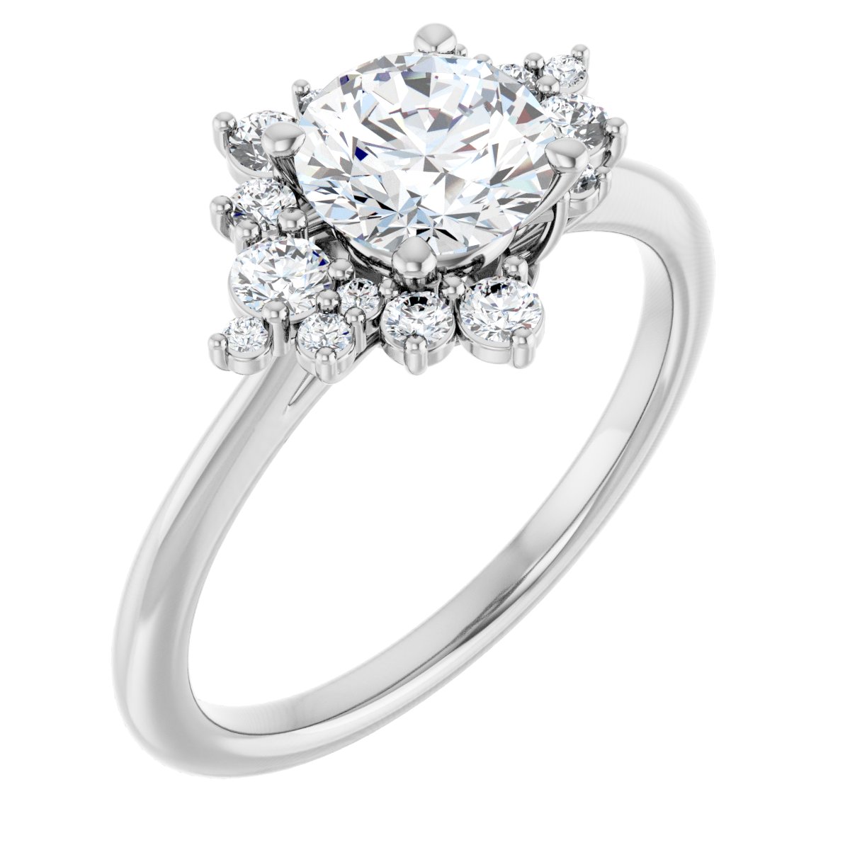 Halo-Style Engagement Ring or Band