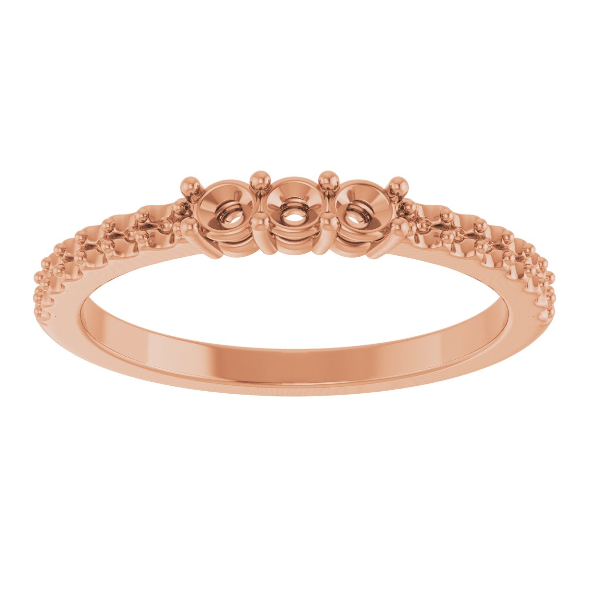 14K Rose 1/3 CTW Diamond Anniversary Band