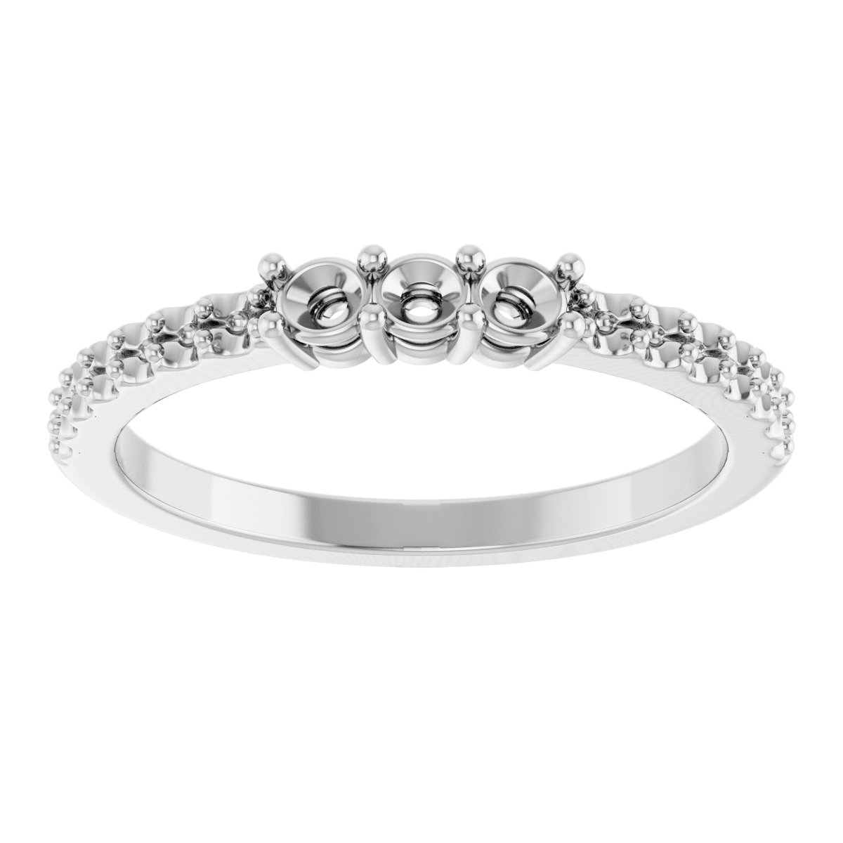 14K White 1/3 CTW Diamond Anniversary Band