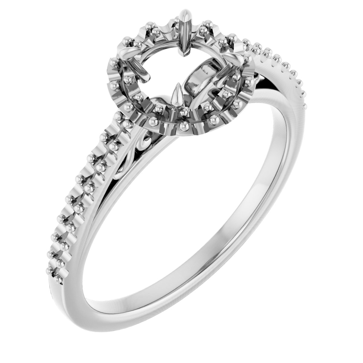 Halo-Style Engagement Ring