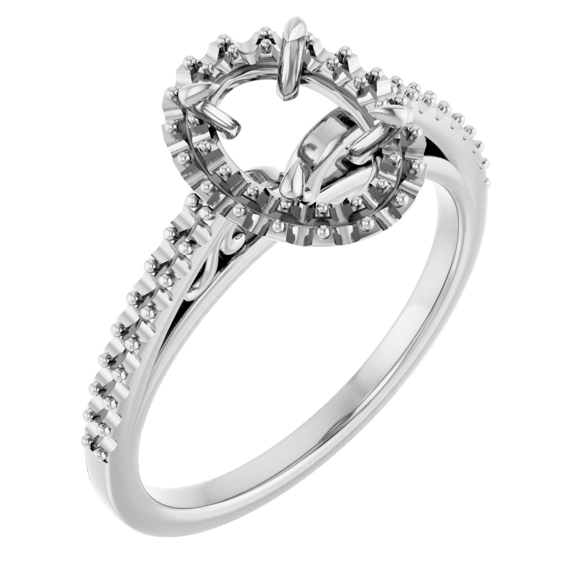Halo-Style Engagement Ring