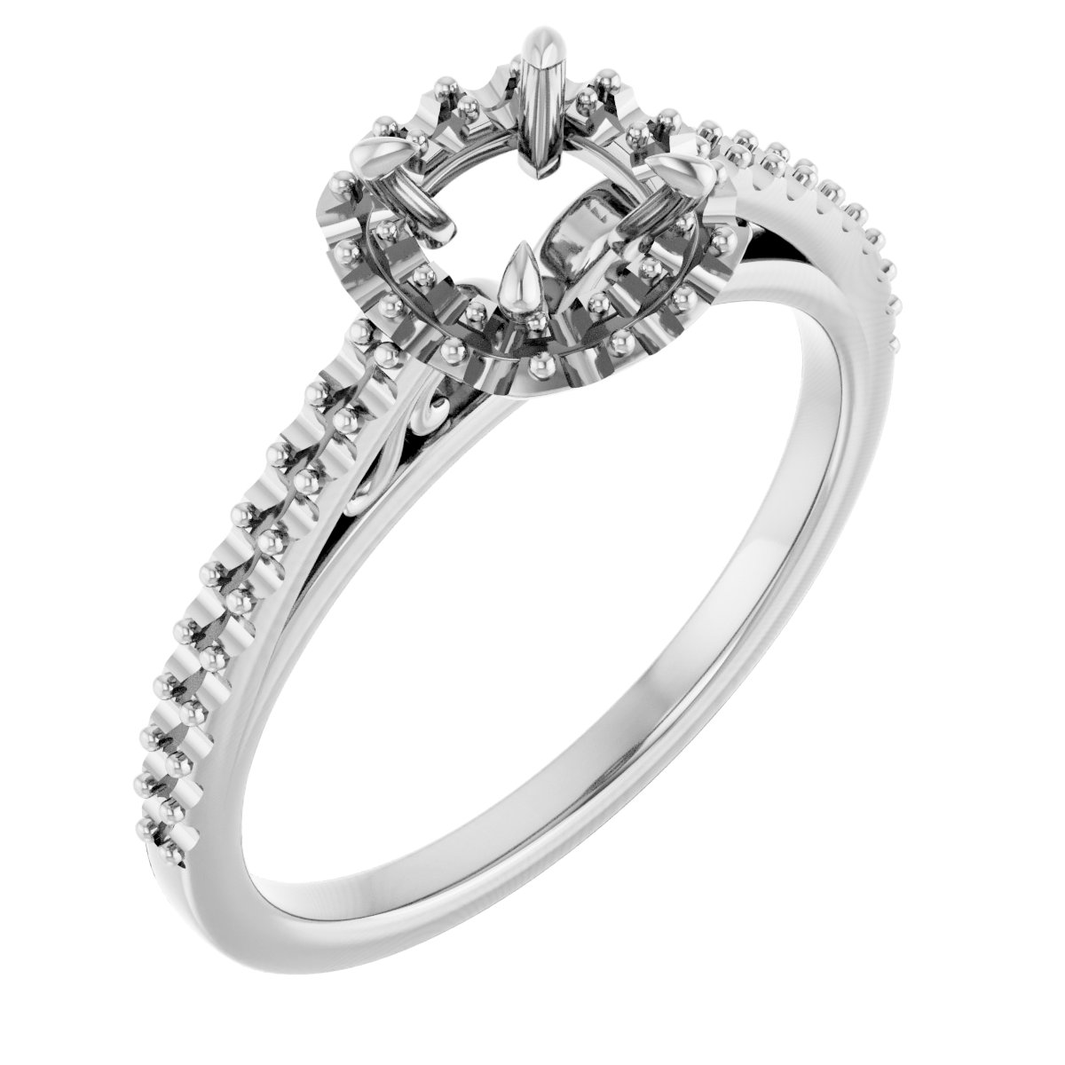 Halo-Style Engagement Ring